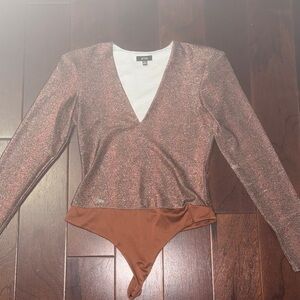 AFRM Metallic Copper Bodysuit